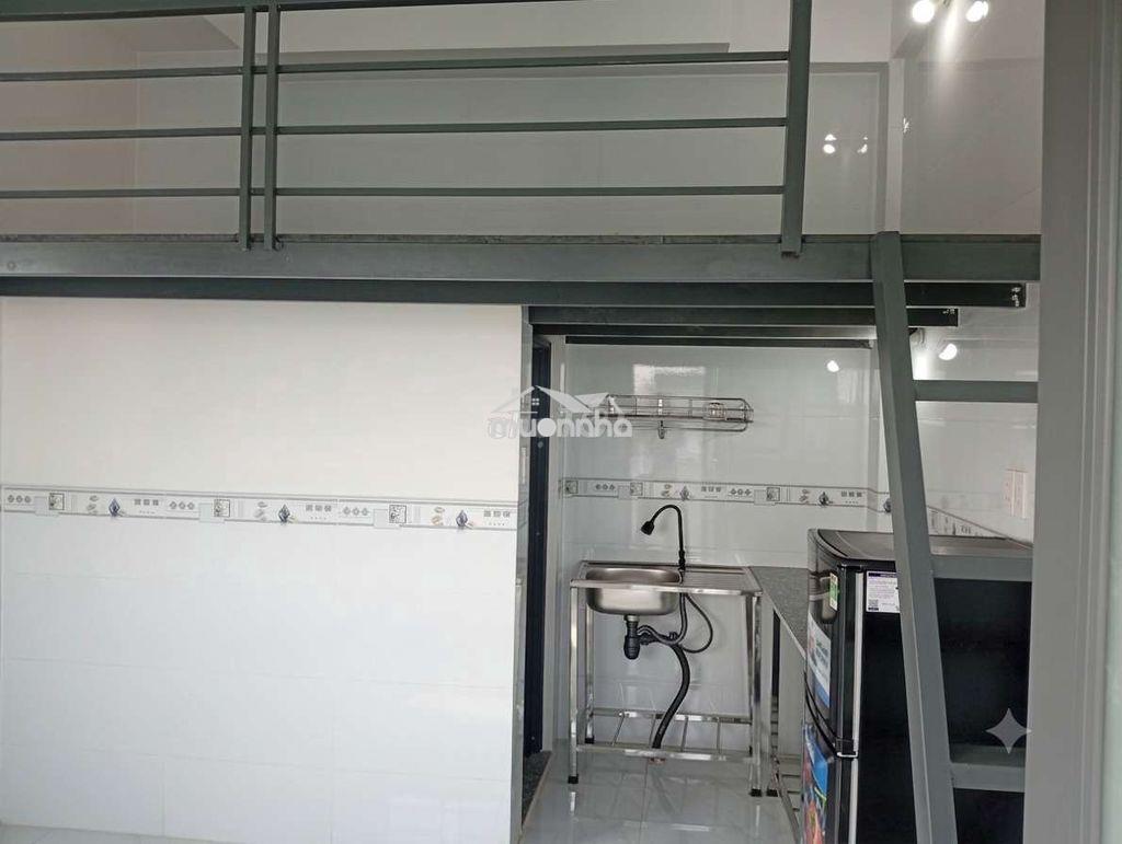 Chính chủ cho thuê căn hộ dịch vụ gác xép máy lạnh nguyễn thái sơn f5 - 3