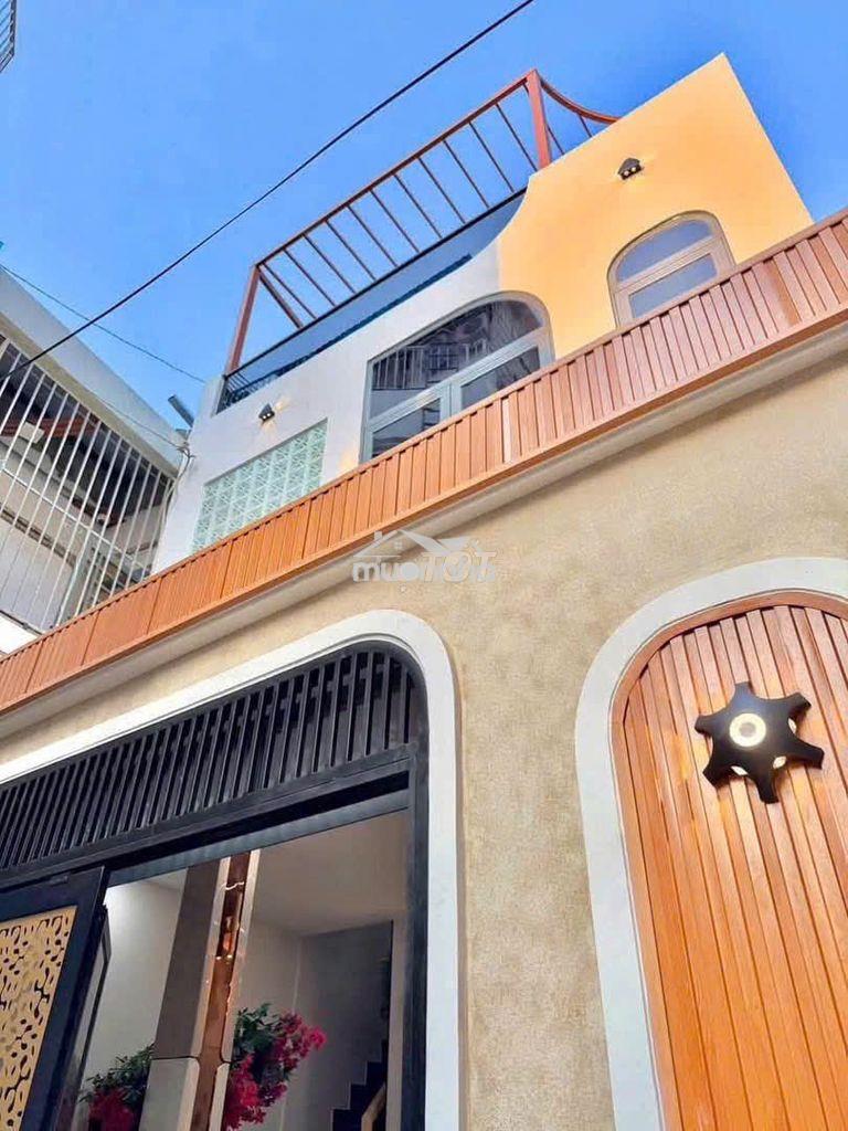 Villas mni bình thạnh 64m2(5x12) 3pn, phòng trà, p. xông hơi, s.thượng