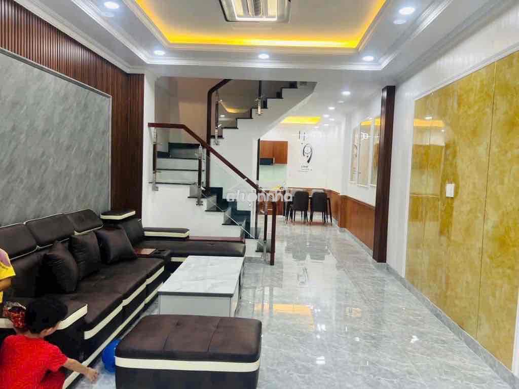 Nhà mới 1 trệt 1 lầu 2pn 3wc 4x14m hẻm nguyễn thị thập quận 7 - 2