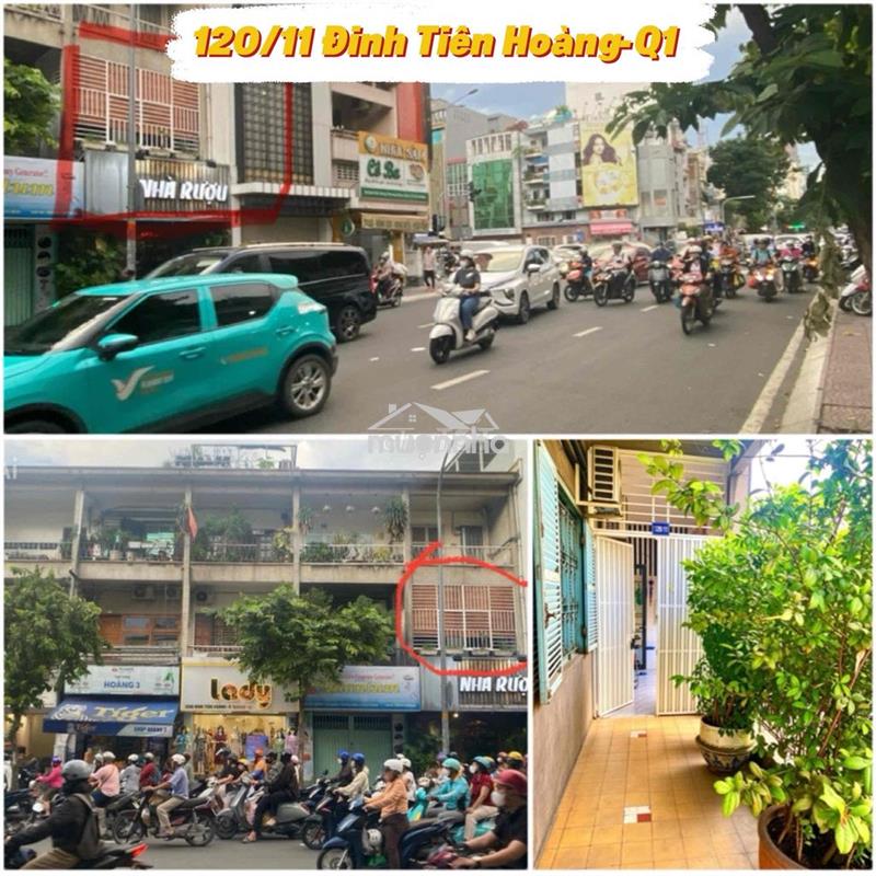 Cho thuê cc 120e/11 đinh tiên hoàng,phường tân định