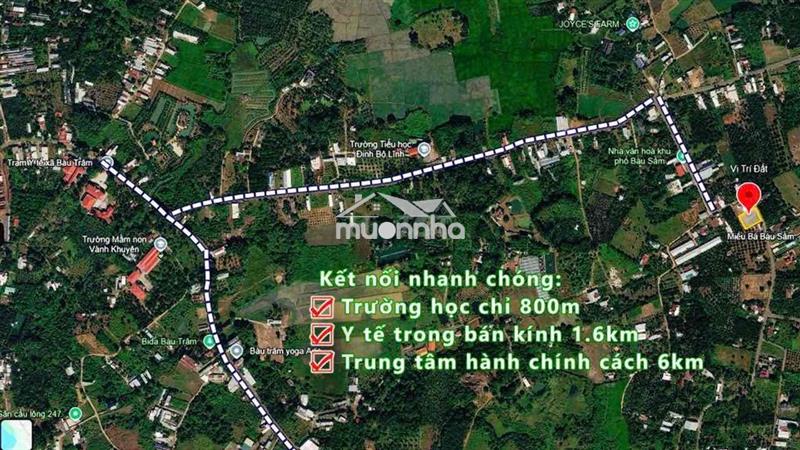 139.5m2 full thổ mặt tiền nhựa tại phường long khánh