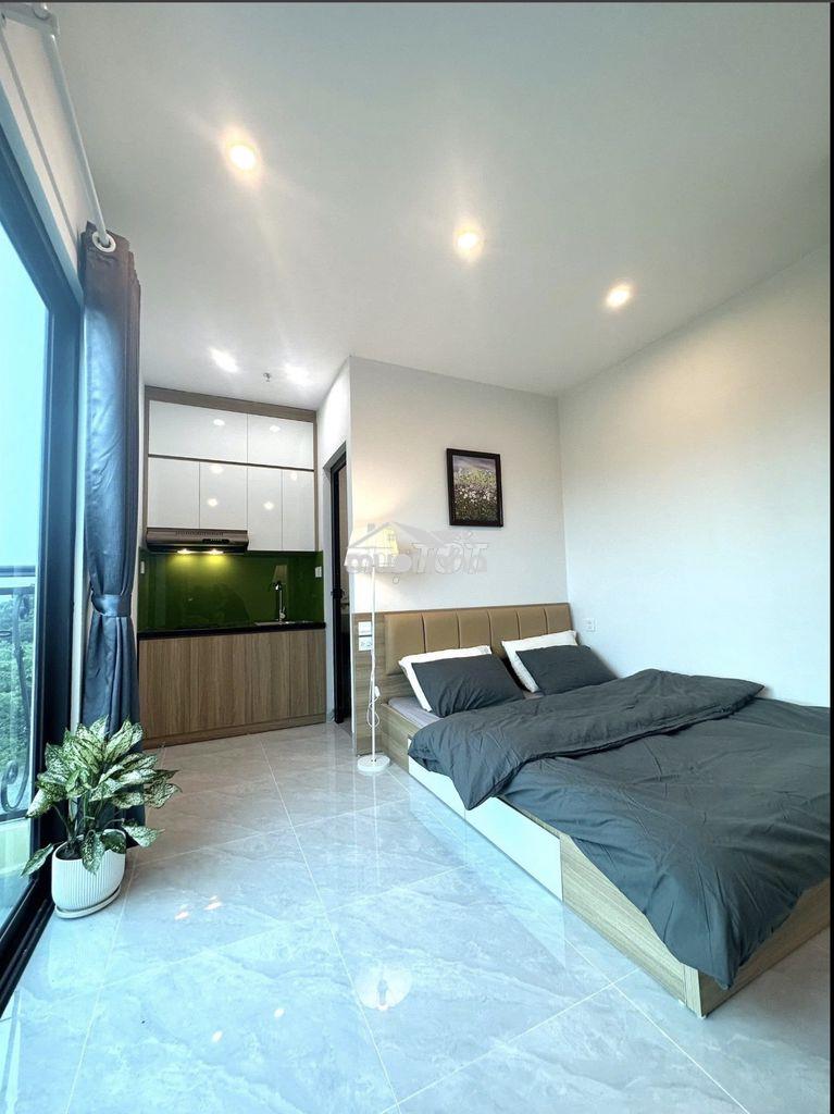 Cho thuê phòng ban công full nội thất gần toà nhà viettel - đh kinh tế - 4