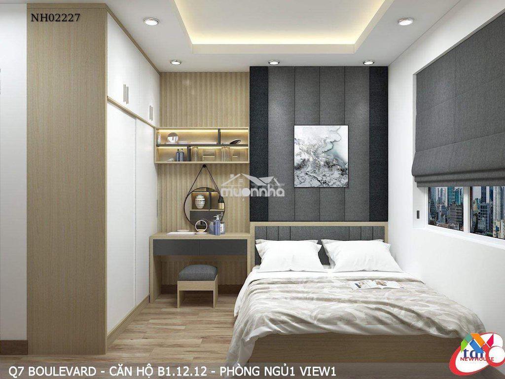Cho thuê ch 2pn, 70m2 chỉ với 13 triệu tại q7 boulevard , q7 - 4