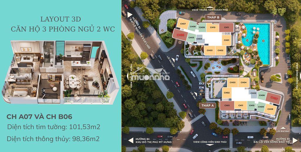 Căn hộ cao cấp tại đào trí - quận 7 mở bán đợt đầu tiên-miễn lãi 2 năm - 3