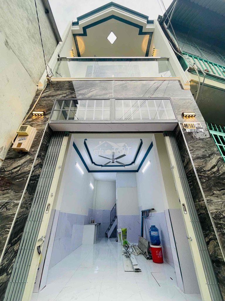 🌹2% nhà dt: 3x8, shr, đường ô tô, cách xuân thới 7 50m, nh cho vay 1ty - 3