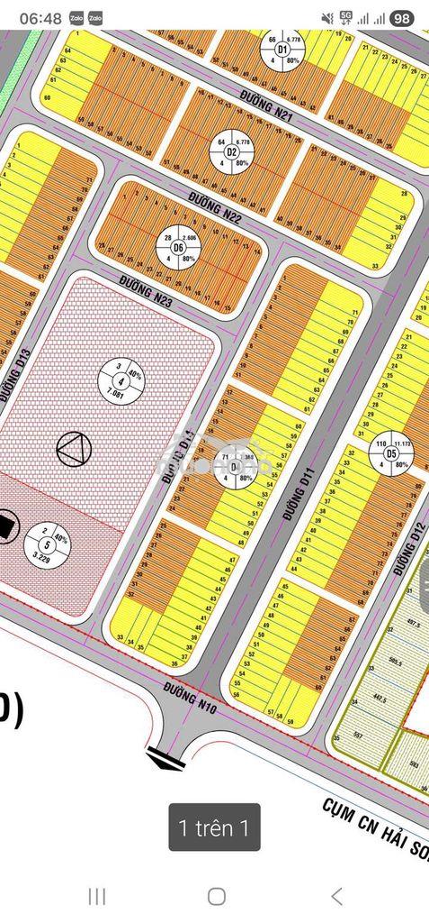 Nền đất 100m2 đối diện trường học the sol city, sổ sẵn, xây dựng tự do