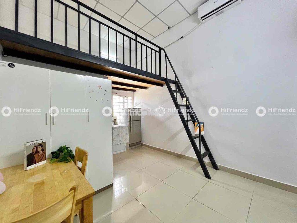 Căn hộ gác cao full nội thất cửa sổ trời siêu thoág - cách đh hiu 500m - 2