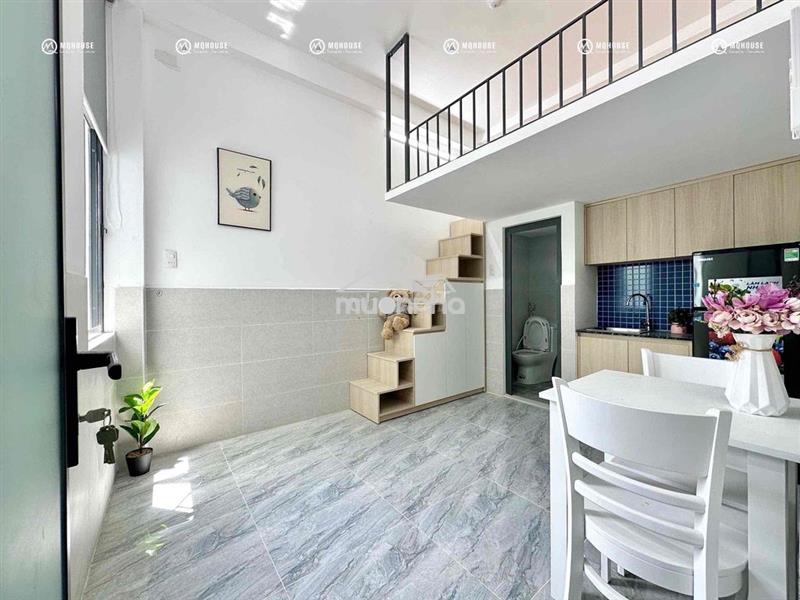Cho thuê duplex siêu thoáng mới rộng rãi ở lũy bán bích - gần đầm sen