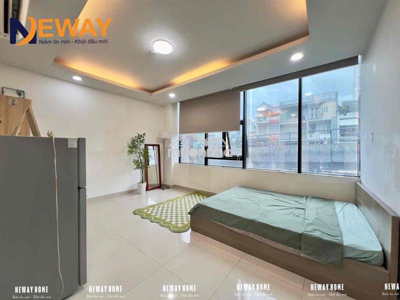 Studio cửa sổ trời, full nội thất, thang máy sát cầu nguyễn văn cừ