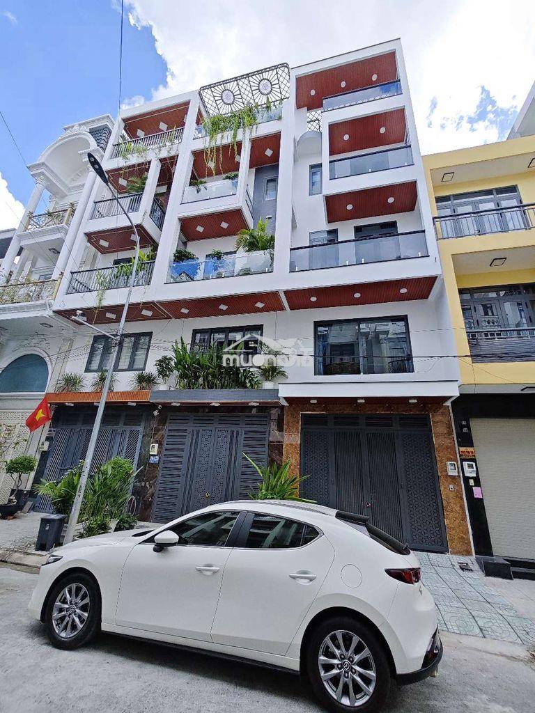 Nhà mới 3 lầu, 4m x14m, có gara xe, gần metro đường lê văn khương