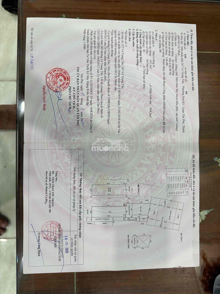 Bán nhà mặt tiền lê trọng tấn - 3