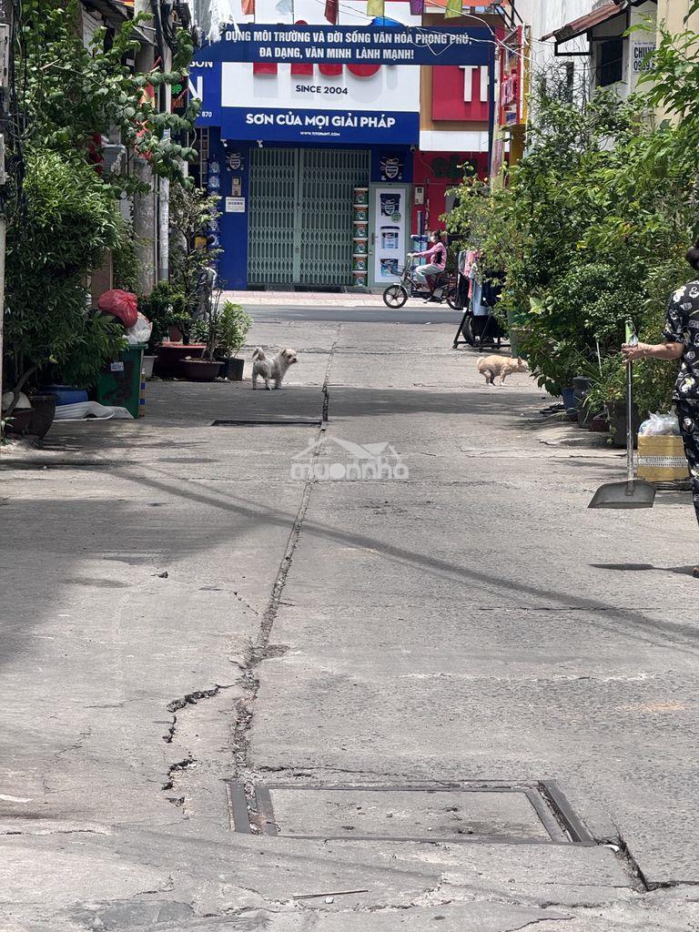 Cho thuê nguyên căn hẻm 200 gò dầu, tân quý tân phú. 4m x 20m . 4 lầu - 4