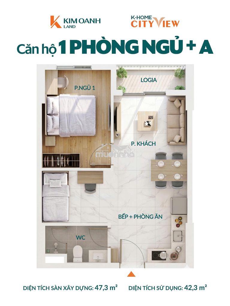 Chỉ từ 4-5 triệu/tháng – sở hữu ngay căn hộ k-home cityview biên hòa!