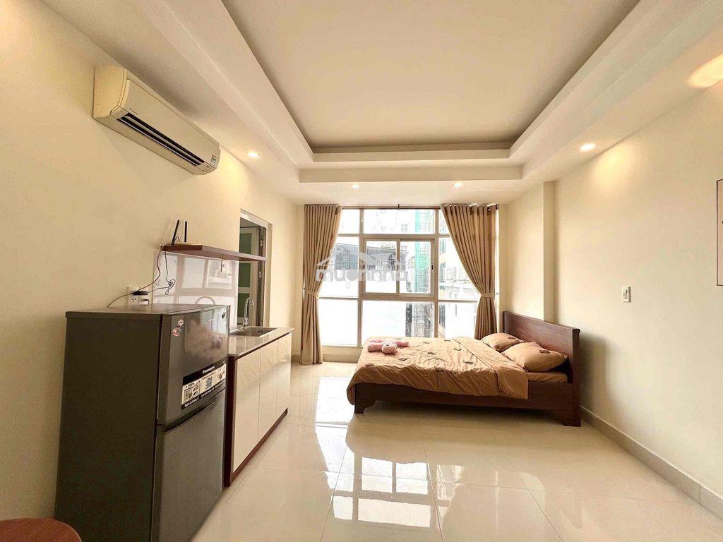 Cho thuê studio full nt- khu bạch đằng- thang máy- cửa sổ trời lớn - 2