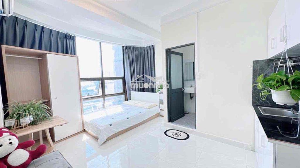Cho thuê bình thạnh- studio full nt- cửa sổ trời - 2