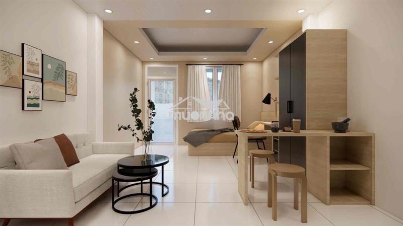 Chdv full nội thất studio ban công, cửa sổ, máy giặt riêng mới 100%