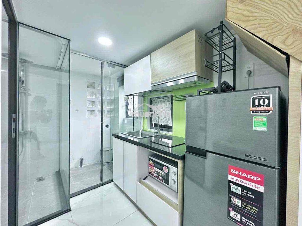 Duplex gác cao | máy giặt riêng | full nội thất | quận 10 - 4