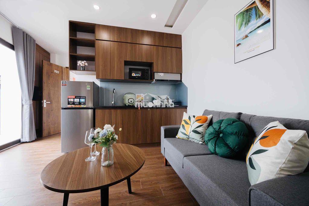 Cho thuê căn hộ dịch vụ đầy đủ đồ 01 ngủ 01 khách mới tinh ở hồ tây - 4