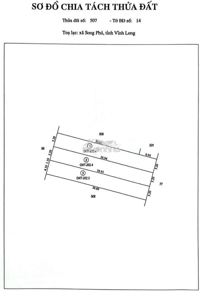 Đất thổ cư mặt tiền đường, đối diện trường thpt song phú - 3