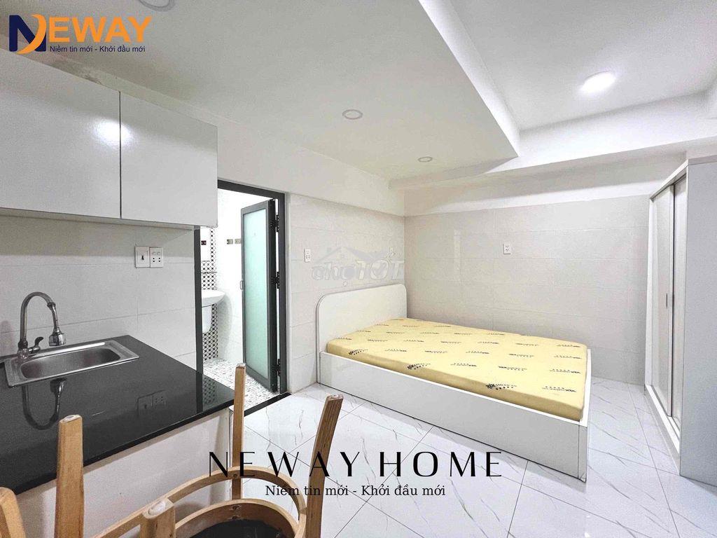Căn hộ studio full nội thất - thang máy - gần aoen tp - chợ tân hương - 2