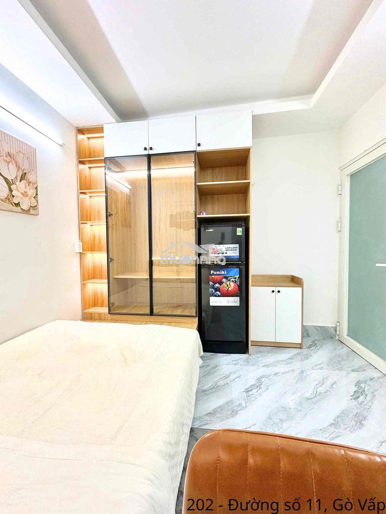 Căn hộ studio full nt  - gần cv làng hoa - 3