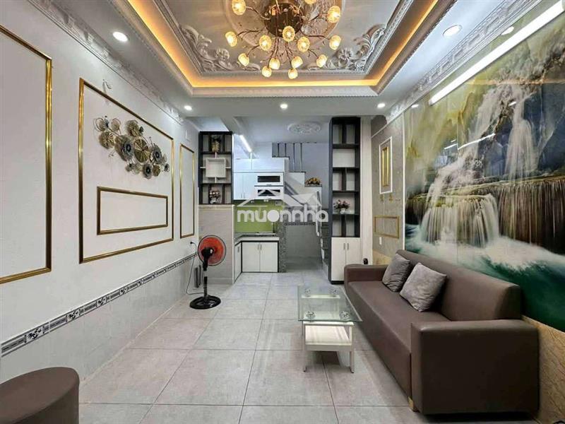 Cho thuê nhà mới 3 tầng,  giáp q7, hùynh tấn phát, 