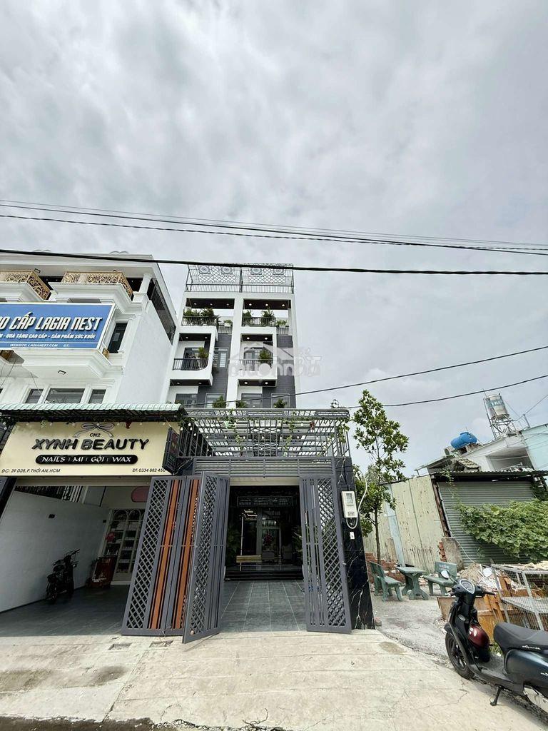 Siêu phẩm 4m x 28m.có thang máy mặt tiền nhánh kd đ. hà huy giáp