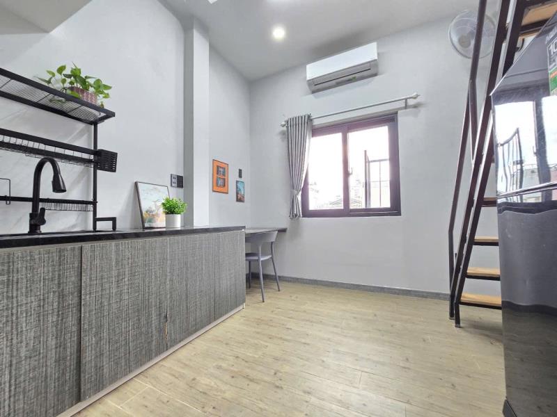 Cho thuê duplex gác lửng đường nguyễn thượng hiền gần chợ bà chiểu - 3