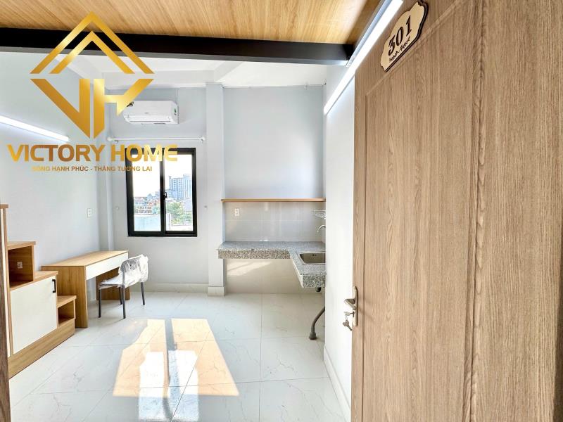Cho thuê căn hộ ban công, thang máy  di chuyển 3p đến đh giao thông vận tải,hutech, ngoại thương, hồng bàng, uef - 3