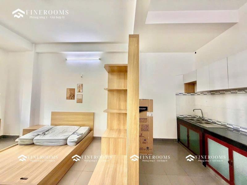 Cho thuê căn hộ studio ban công - đường bạch đằng - sát sân bay tân sơn nhất - công viên gia định - 4