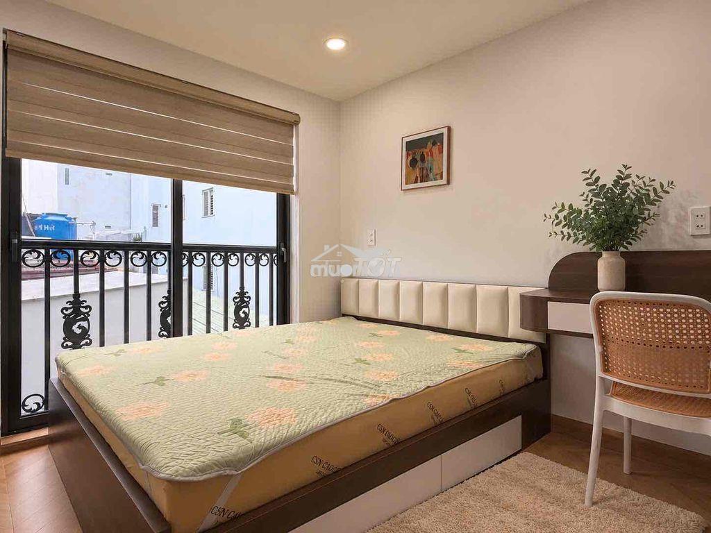 Cho thuê căn studio ban công full nội thất cao cấp gần đh vlu_ngã 5 gò - 2