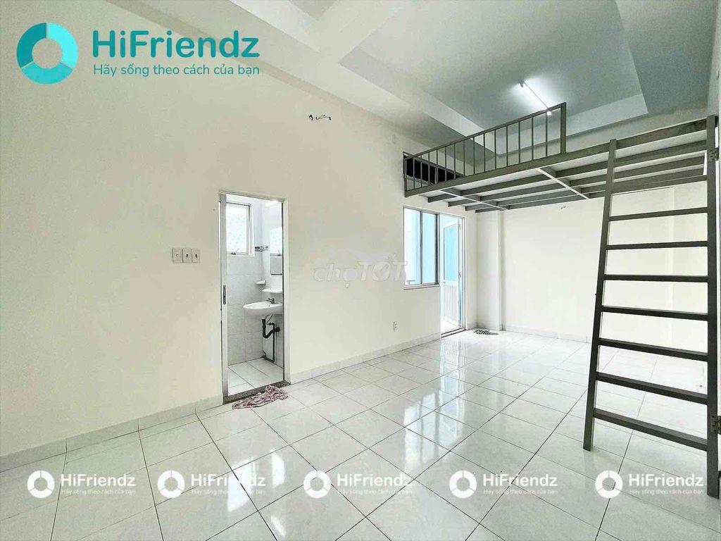 Phòng có gác lửng ban công riêng - thang máy - cộng hoà - 2