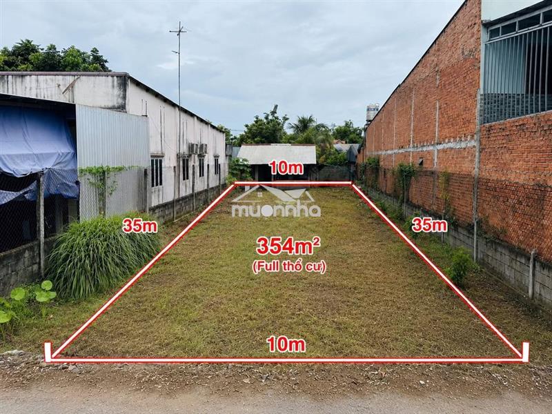 Kẹt tiền bán gấp 354m2 đất tân phú trung củ chi giá 630 triệu shr