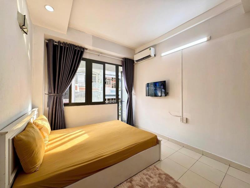Căn hộ cửa sổ bancon full nội thất ngay trần minh quyền - đường 3/2 đối diện việt nam quốc tự & nhà hát hòa bình