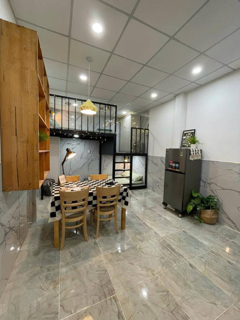 Duplex 2 giường ngủ - 2 tủ quần áo - full nội thất - ngay ngã tư hàng xanh - đi tới dh hutech, uth, ngoại thương, uef chỉ 5p