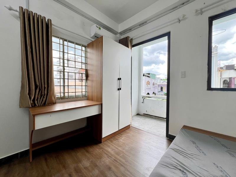 1pn tách bếp - ban công - full nội thất - máy giặt riêng - di chuyển dh văn lang cs2, ngã tư hàng xanh chỉ 5-10p - 2