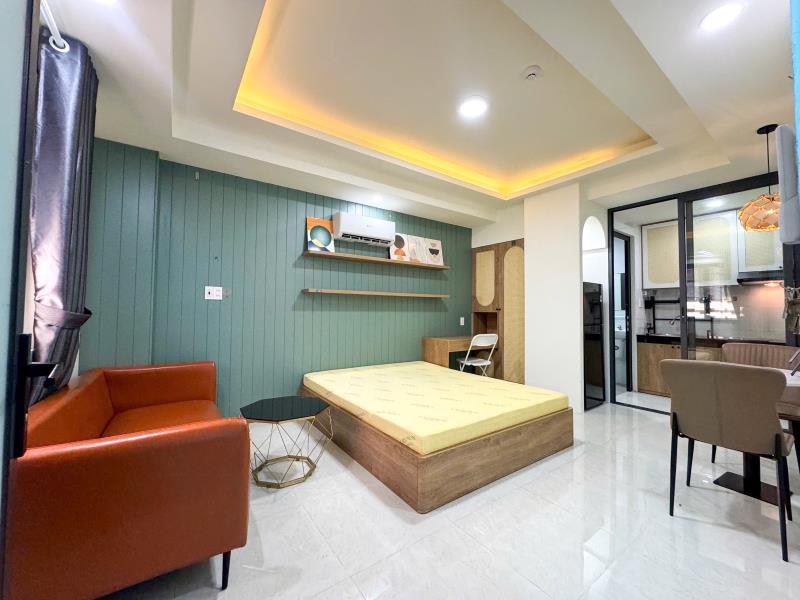 🎉 Cho thuê căn hộ 1 phòng ngủ, tách bếp - full nội thất, máy giặt riêng - bình lợi, bình thạnh - cho nuôi pet - văn lang, hutech, uef, hồng bàng 🎉