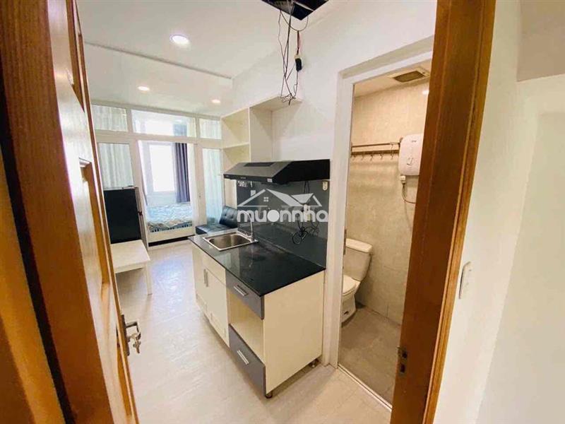 Cho thuê căn 1pn tách bếp cửa sổ thang máy full nt ở cống quỳnh quận 1