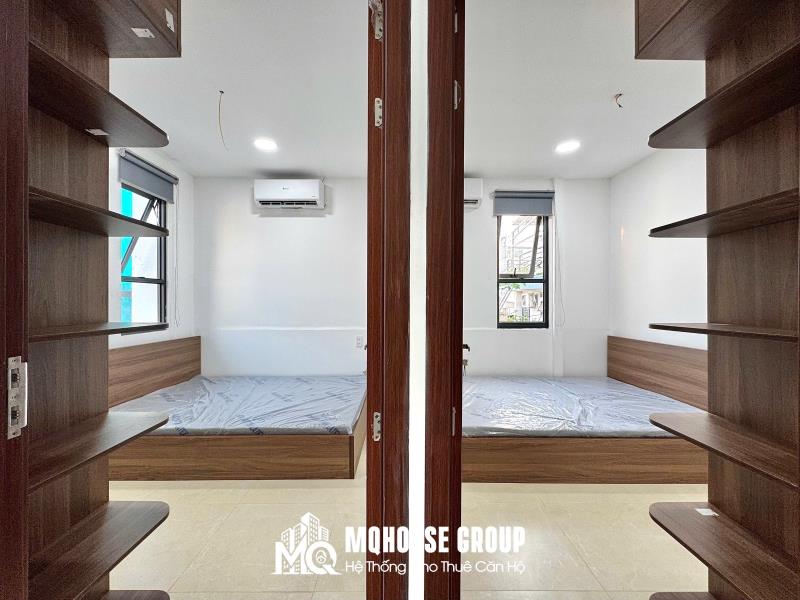 Chdv 2pn ban công, full nội thất, ở được 4-6 người - vhu, huit, huflit, vaa, - đầm sen - 2