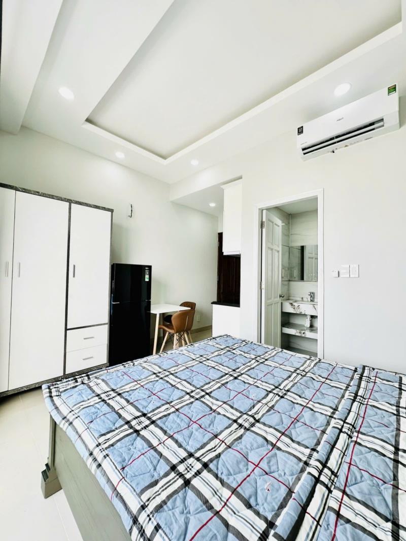 Cho thuê căn hộ studio thang máy ra vào vân tay gần chợ bà chiểu bạch đằng bình thạnh - 2