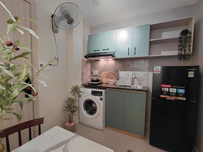 🌸 Cho thuê căn hộ 2 phòng ngủ – nơ trang long, bình thạnh - full nội thất, ban công, cửa sổ 🌸
