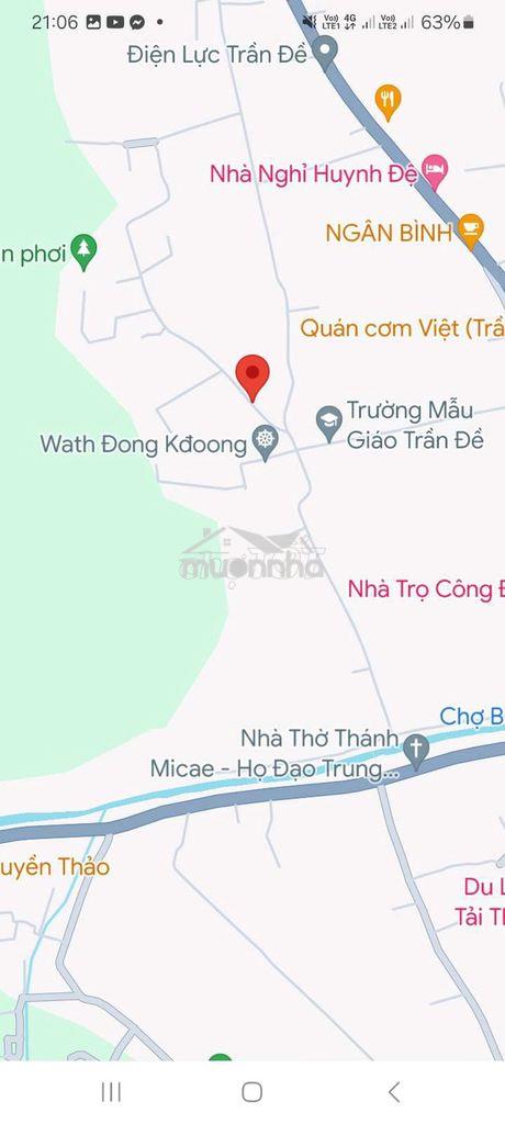 Cần bán 6,96m đất nền thổ cư mặt tiền lộ bê tông trên 3m trung tâm tđ - 2