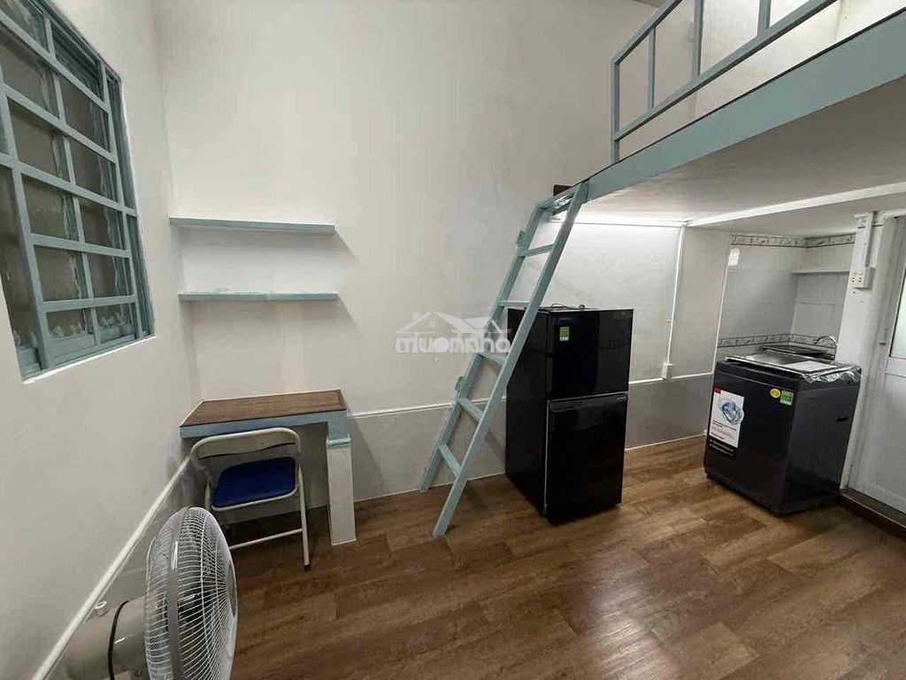 Phòng full nội thất dt: 30m2 (lầu 1)hẻm 441/ đbp thông qua d2, p25,bt. - Ảnh 3