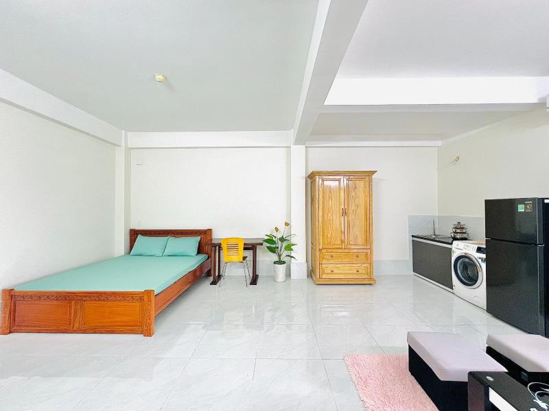 Phòng studio full nội thất bancon cửa sổ to ngay cộng hòa gần vincom cộng hòa gần chợ hoàng hoa thám - 4