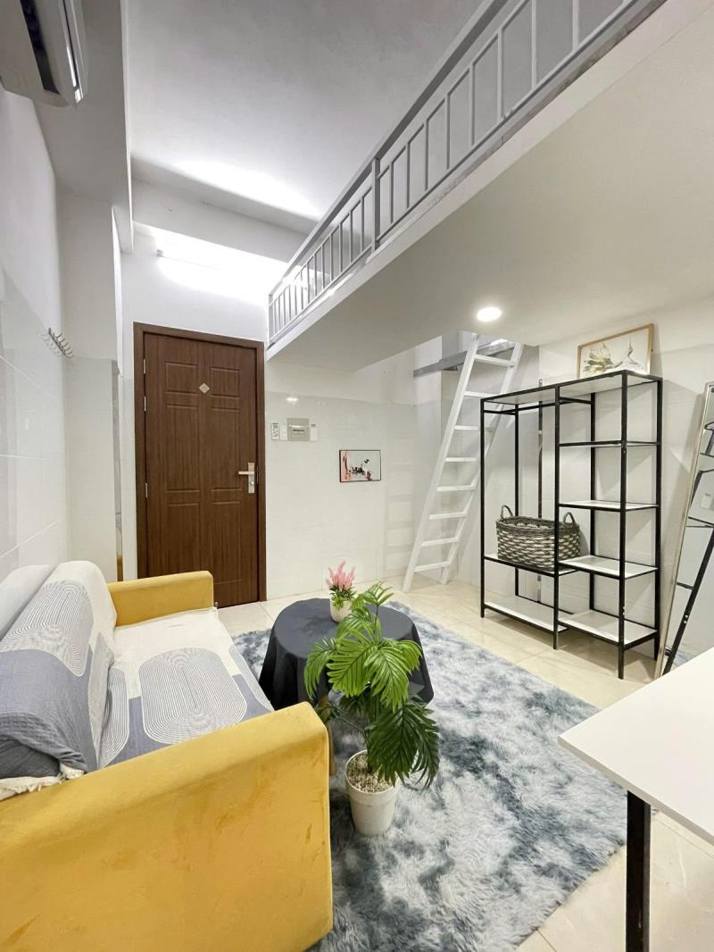 Duplex full nội thất - nhà thang máy - ngay cầu bông thuận tiện di chuyển các quận