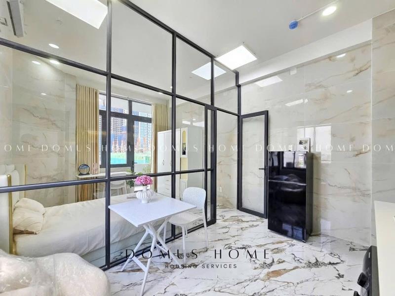 Cho thue căn họ dịch vụ 1pn, studio mới, ban công rộng full nội thất cao cấp trung tâm quận 7 gần rmit tdtu lotte mart sc vivocity - 2