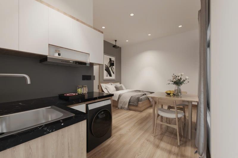 Cho thuê căn hộ studio bạch đằng, bình thạnh – nhà mới, máy giặt riêng  - 3