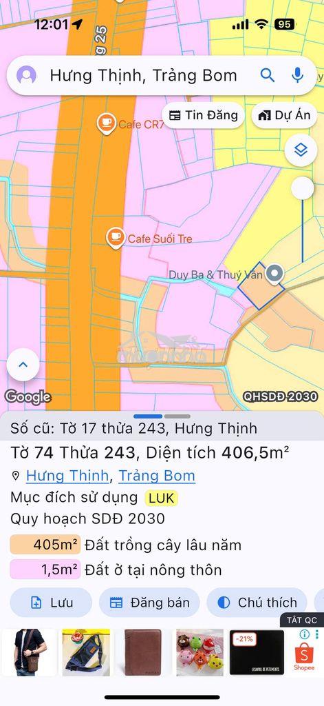 Bán đất + nhà cấp 4 sổ hồng riêng, gần giáo xứ thanh bình - 3