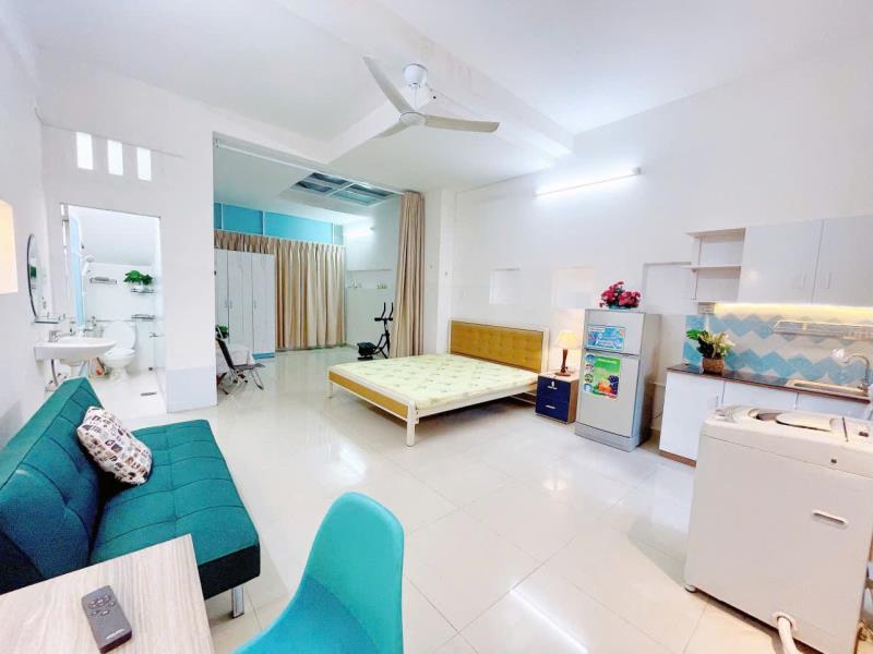 Phòng trệt siêu rộng 50m2 ngay đường số 77, tân quy sát tdtu, lotte giá rẻ chỉ 5tr9 - full nội thất có ban công - 3