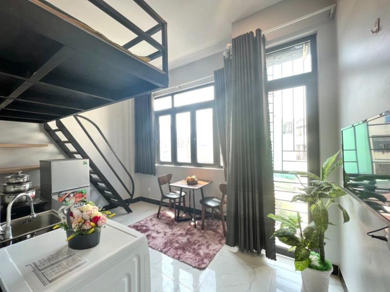 Gác lửng 30m2 tách bếp ngay phố ẩm thực pxl - sát bệnh viện hoàn mỹ - 4